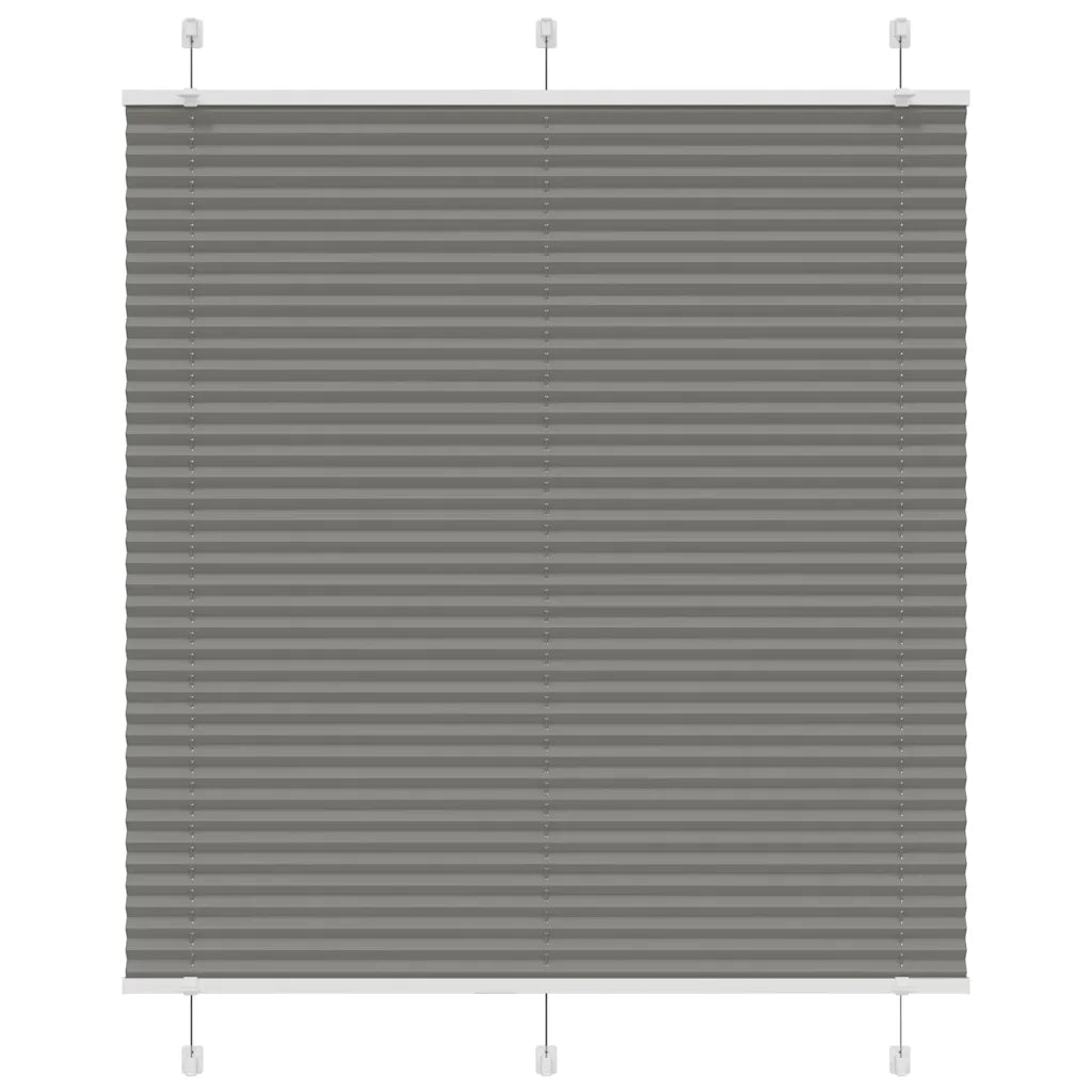 Tenda Plissettata Antracite 120x150cm Larghezza Tessuto 119,4cm