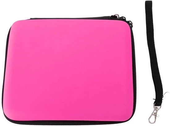 Tas per console 2DS - Copertura EVA dura - 8 contenitori per schede di gioco - Resistente allo shock - Impermeabile - Cinturino e doppia chiusura a zip - Tas per console
