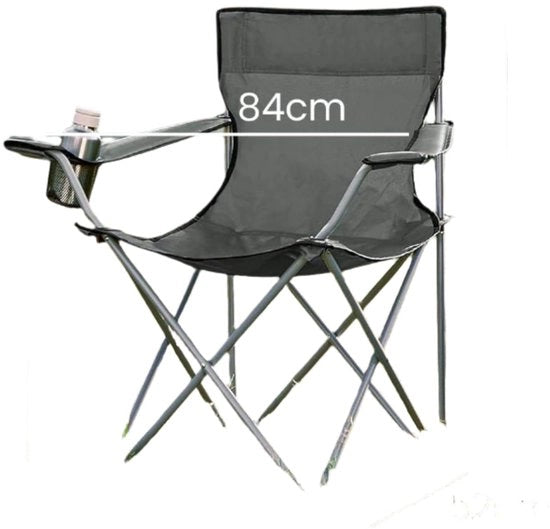 Set di sedie a sdraio per campeggio a 2 posti - Sedie a sdraio - Sedie da giardino - ARMATURE PER COMODITÀ - 52 x 84 x 81 cm