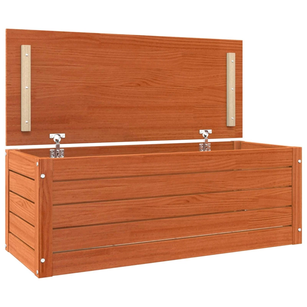 Scatola di Stoccaggio Marrone cerato 89 x 36,5 x 33 cm 865368