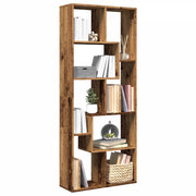 Libreria Divisorio Legno Antico 67x25x161,5 cm in Truciolato