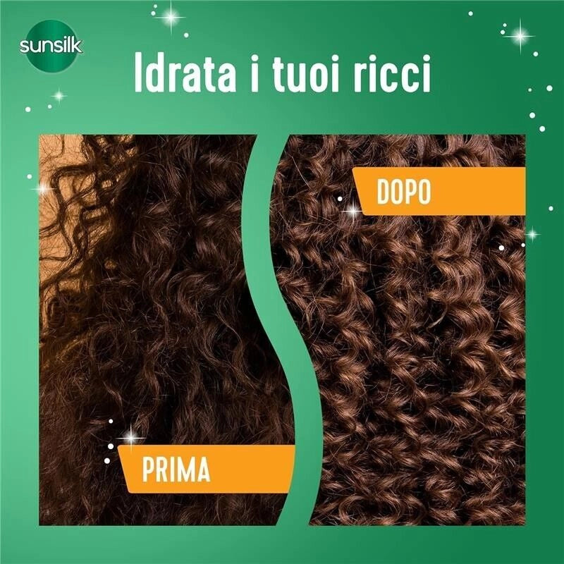 SUNSILK CREMA CAPELLI  200 ML RICCI DA SOGNO ANTICRESPO CON BIOTINA