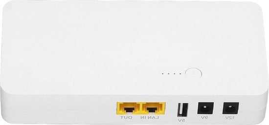 Batteria di Ricarica Continua per Router di Ufficio Protezione da Cortocircuito 110-240V Connettore Portatile EU.