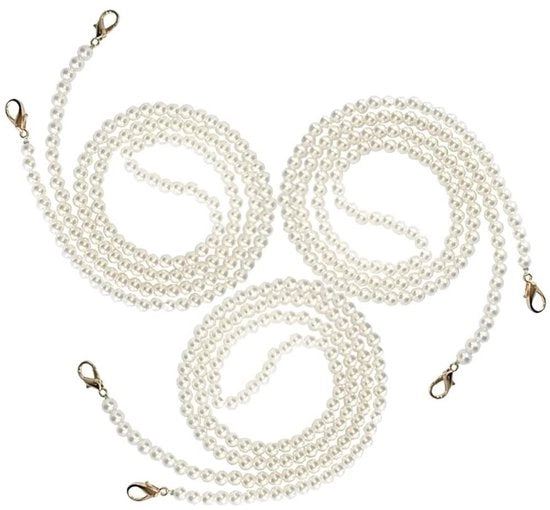 Accessori per borse - Cintura di sostituzione a forma di anello imitante perla - 120 cm - Cinture a tracolla e cinture da spalla - Stile elegante