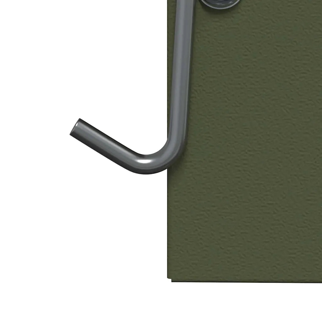 Mangiatore per conigli Verde oliva 12,5 x 12,5 x 25 cm CFW8998774