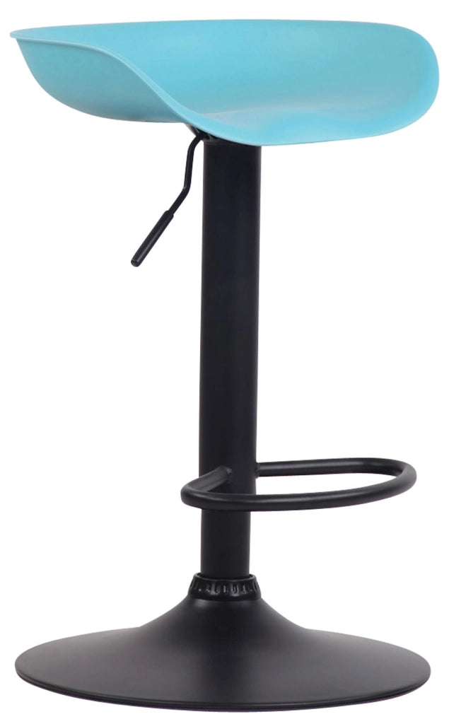 Sgabello Bar Design Anaheim In Plastica blu,nero