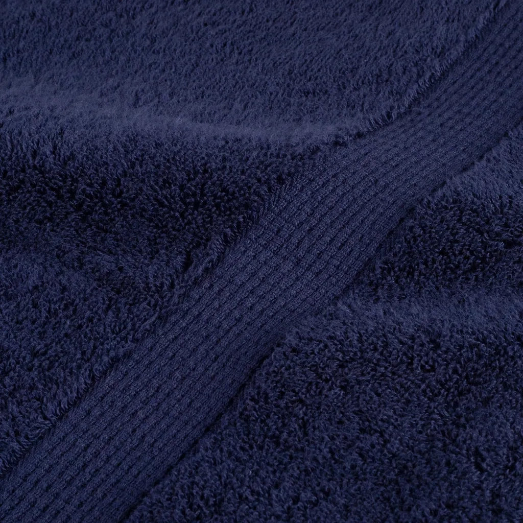 Asciugamani per ospiti Premium SOLUND 4 pz | Teli per bagno Blu navy 30x50 cm 600 g/m2
