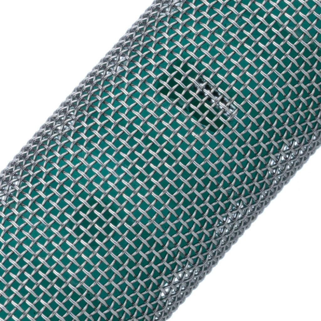 Filtro a Rete 50 Mesh con Flangia Verde – Rosfix | 100 mm x 10,8 mm | Per Vernici a Base di Lattice ed Emulsioni