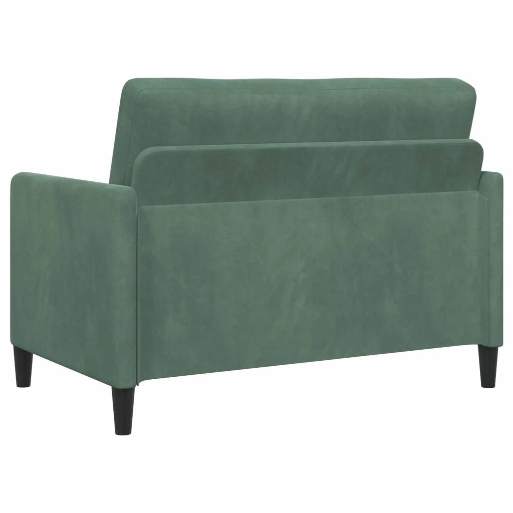 Set di Divani con Storage 2 pz Verde Mare Poliestere 3429173