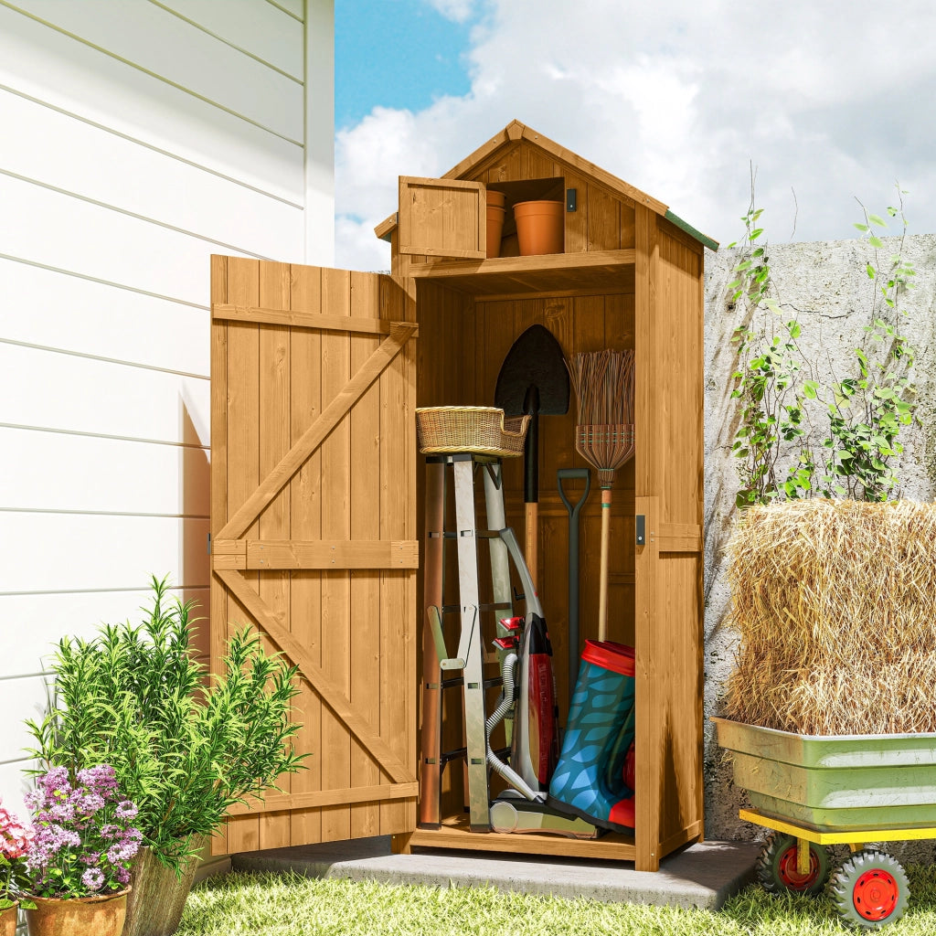 Capanno da Giardino in Legno ¨C zephmum ¨C Giallo 77x54x179