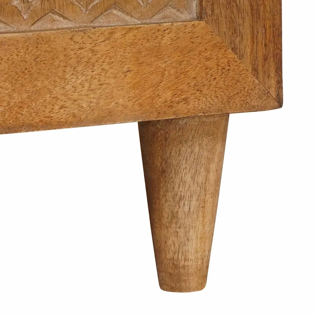 Mobile TV-Credenza per TV Marrone Chiaro 105 x 33 x 46 cm Legno multistrato 670506