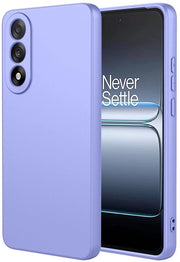 Case per smartphone con copertura siliconica ultra-sottile - Resistente allo shock - Pelle naturale - Finestra anti-macchia microfibre - Compatibile con OnePlus Nord 5G - Blu - Protezione per smartphone