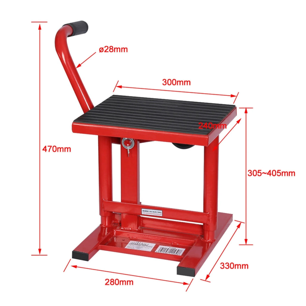 Sollevatore per moto cavalletto di sollevamento da 135 kg cric da officina 16_0002830