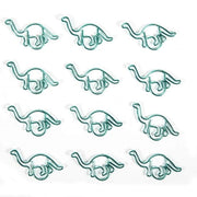 Fermo Foglio Dinosaurus - Fermo Foglio a Forma di Animale - Clip per Documenti - Fermo Foglio con Forma Divertente - Organizzatore - Sviluppato Professionalmente - Clip per Foglio
