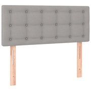 Testiera | Testata Grigio Chiaro 90x5x78/88 cm in Tessuto