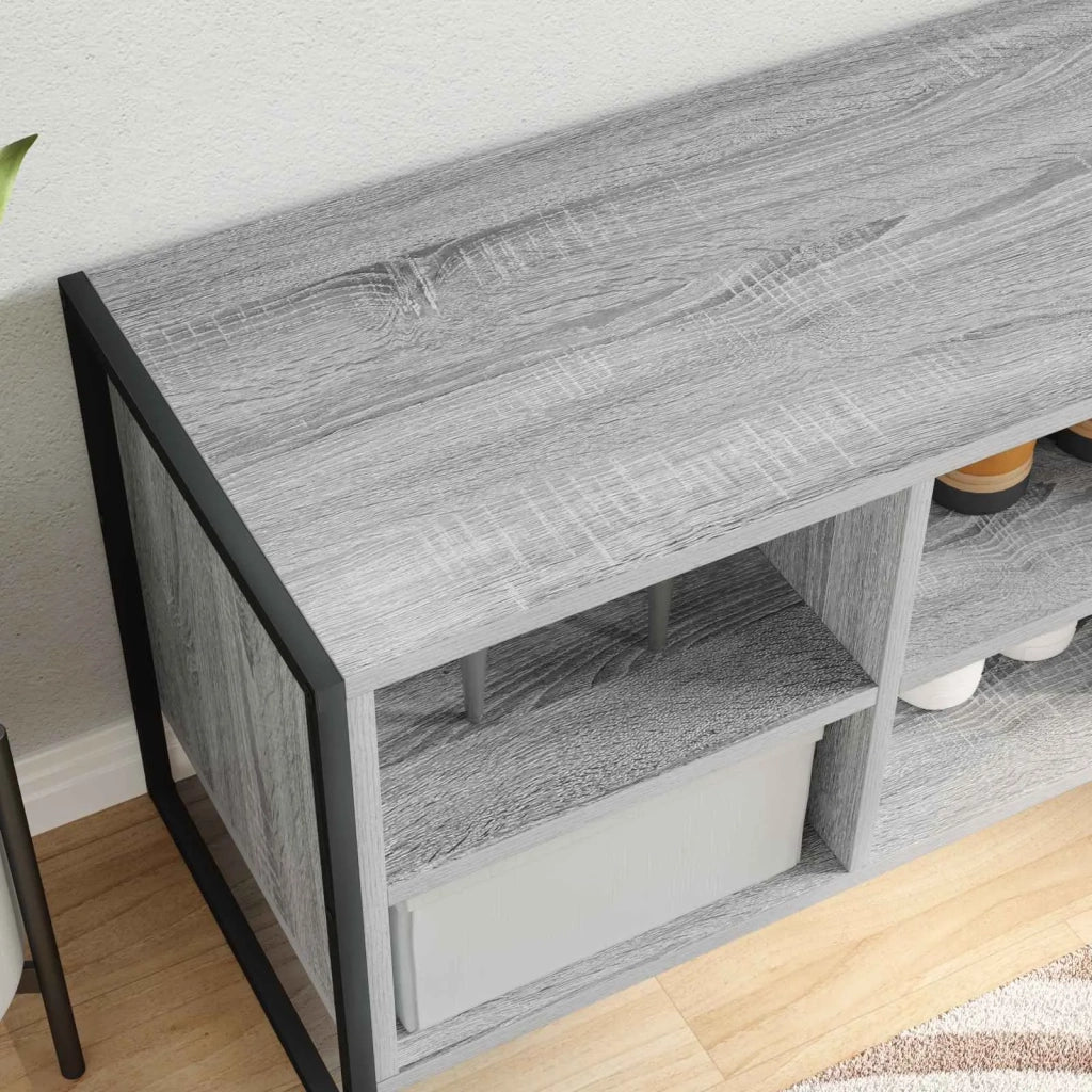 Mobile per scarpe Grigio Sonoma 100 x 35 x 44 cm 886453