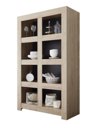 Credenza/Libreria CAPRI rovere scuro