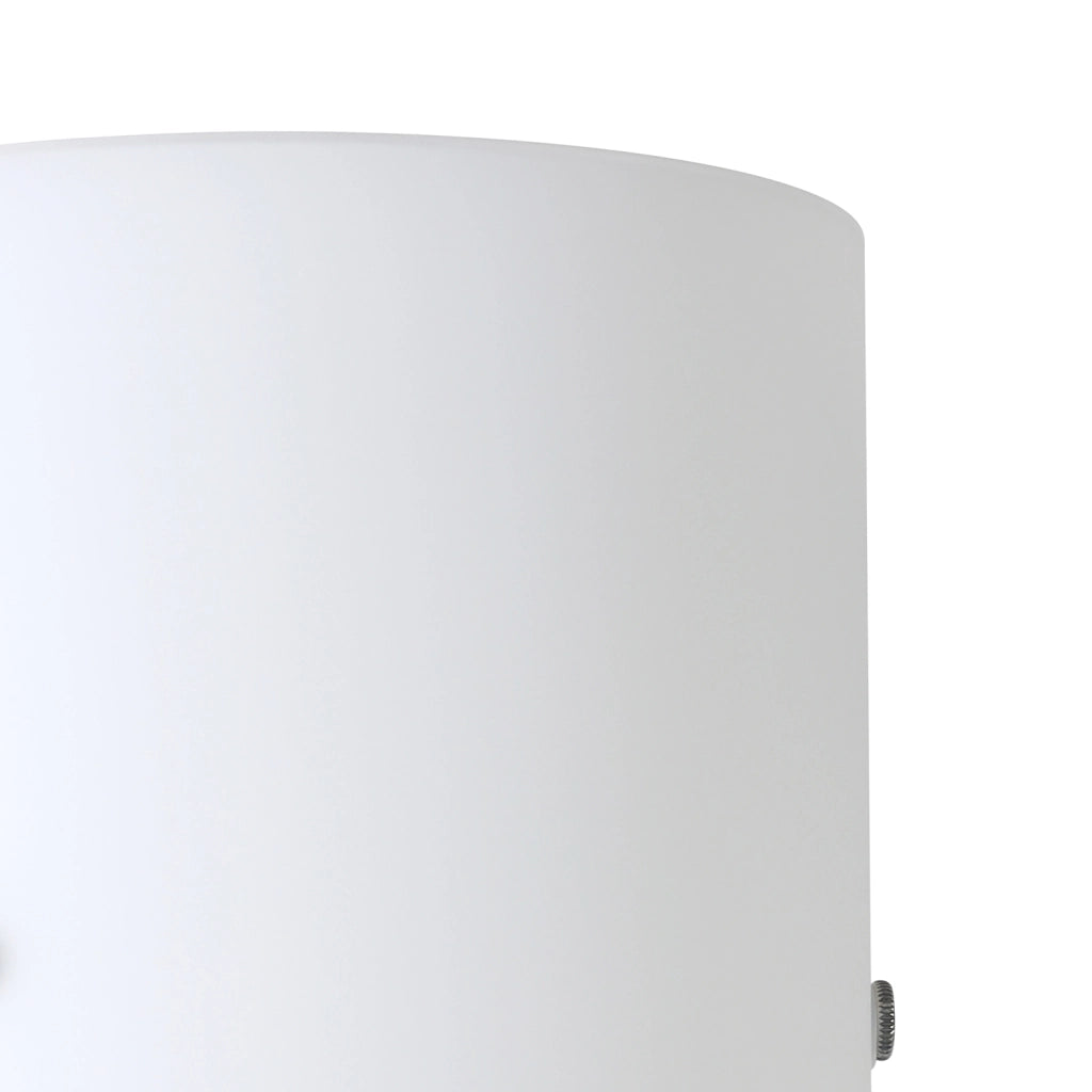 Applique Contemporanea Troy 3 Acciaio Nichel Satinato 1 Luce E14