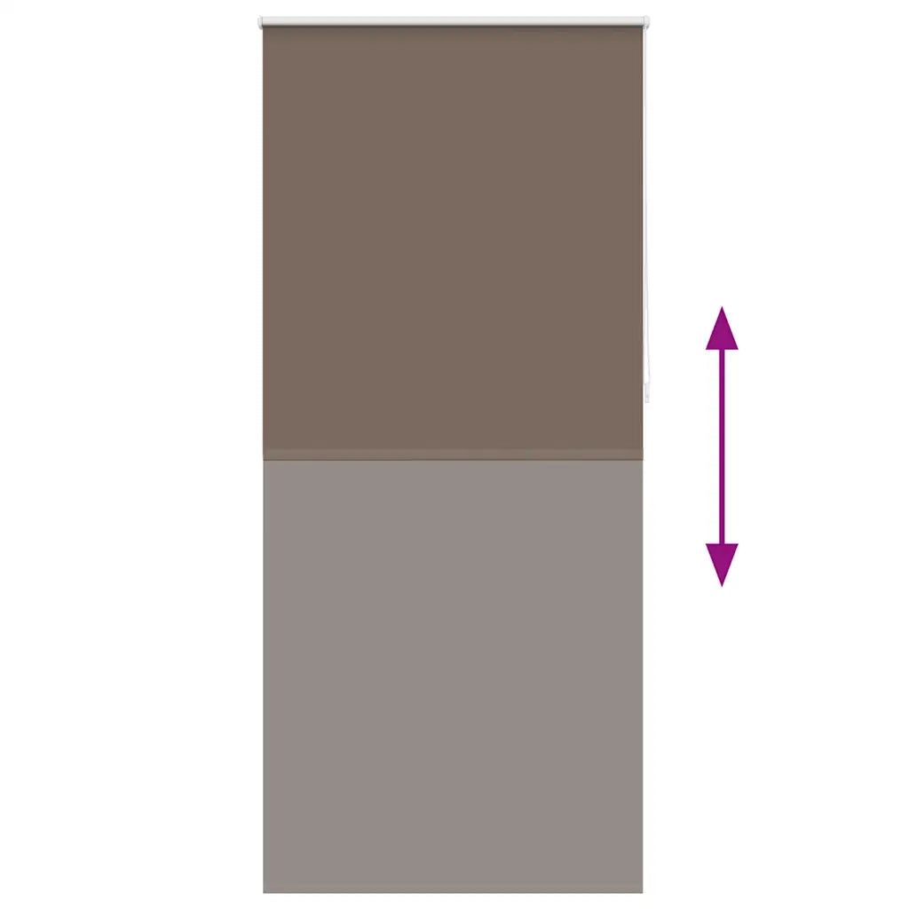 Tenda a rullo | Tenda avvolgibile oscurante 124,4x230 cm Tessuto Larghezza 120 cm caff¨¨