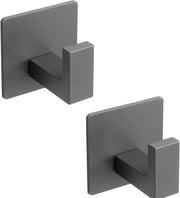 Hanger per asciugamani autoadesivi per bagno, cucina e armadio - 304 Acciaio inossidabile - Set da 2