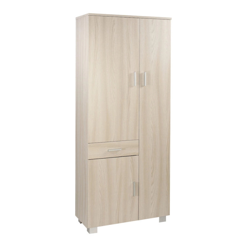 Armadio 3 Ante 1 Cassetto Kit Olmo Chiaro cm 77x34x178h - Sarmog