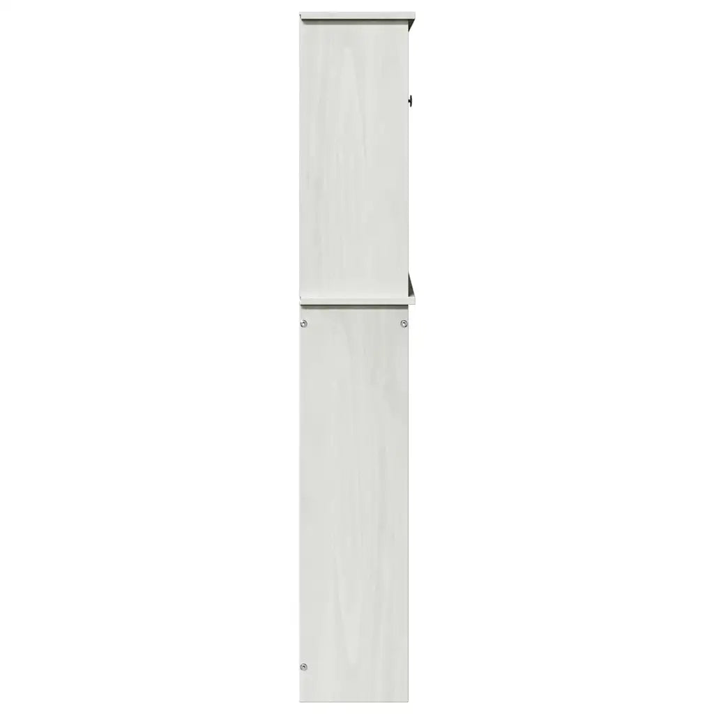 vidaXL Armadio per Lavatrice con porta VIGO Bianco 72.5 x 27 x 161 cm