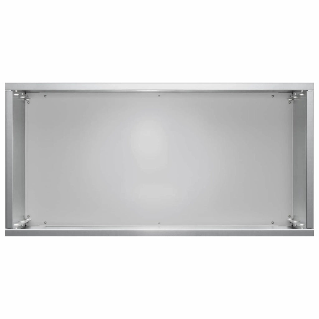 Vaso da giardino 2 pz Argento 40 x 20 x 50 cm Acciaio zincato 8005425