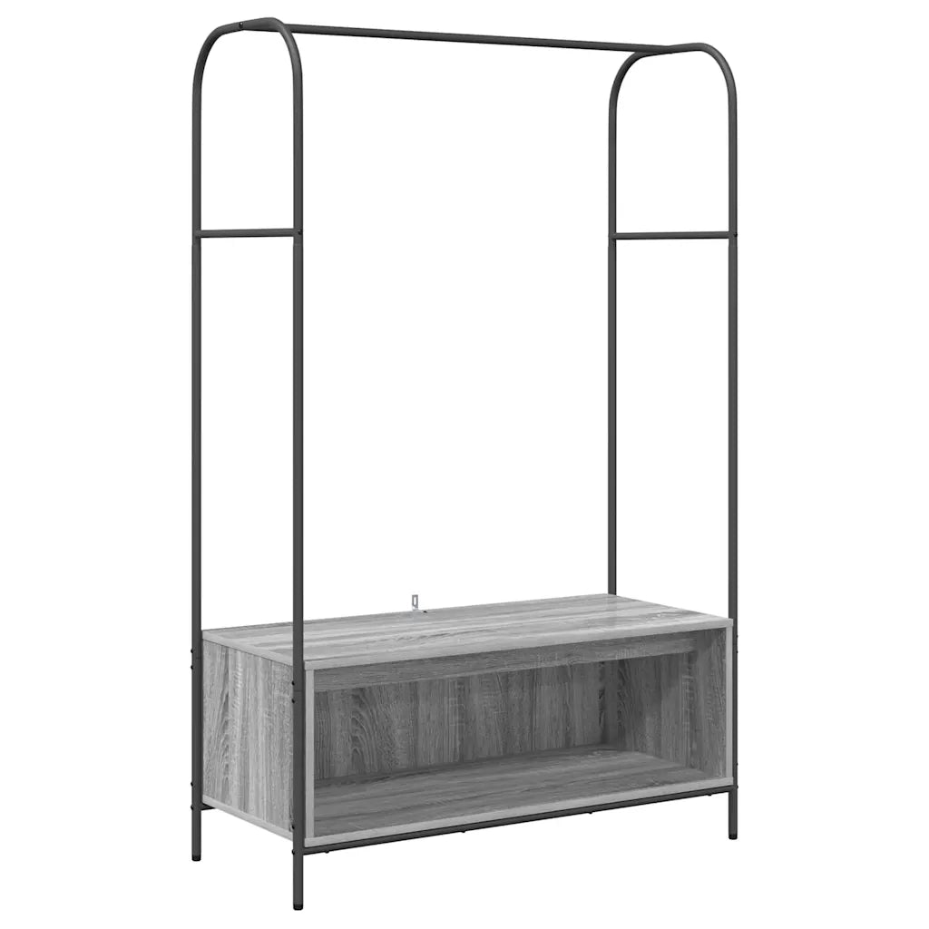 Stendibiancheria Grigio 100 x 44 x 160 cm Legno multistrato 868454