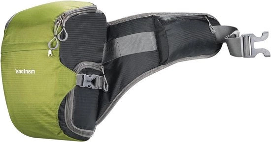 Tas per fotocamera DSLR o CSC - copertura per testa inclusa - impermeabile - verde