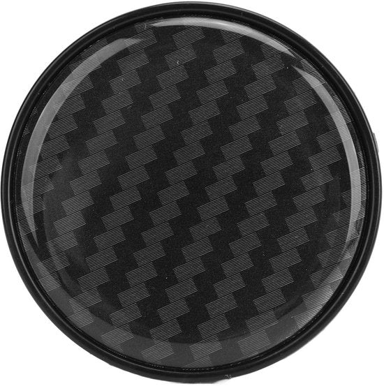 Set di coppe di protezione per ruote 54mm diametro esterno - Coppe di protezione per ruote - Coppe di protezione universali - Coppe di protezione in fibra di carbonio stile - Set da 4 - Coppe di protezione per ruote