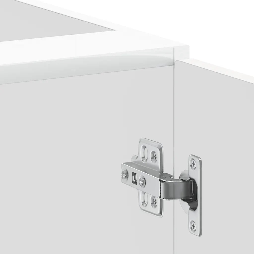 Mobile da cucina moderno Porto con vano contenitore 60 x 46 x 81 cm legno composito bianco 02_0050232
