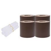 Recinzione da Giardino | Recinzione Frangivento 4 pz in PVC 35x0,19m Marrone