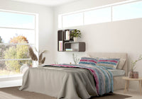 Set Lenzuola Singolo con Stampa Sopra Sotto e Federe Love Lines