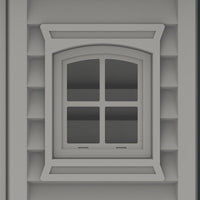 Box Auto Garage da Esterno 476x246x235 cm in PVC Grigio/Grigio Scuro