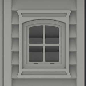 Box Auto Garage da Esterno 476x246x235 cm in PVC Grigio/Grigio Scuro