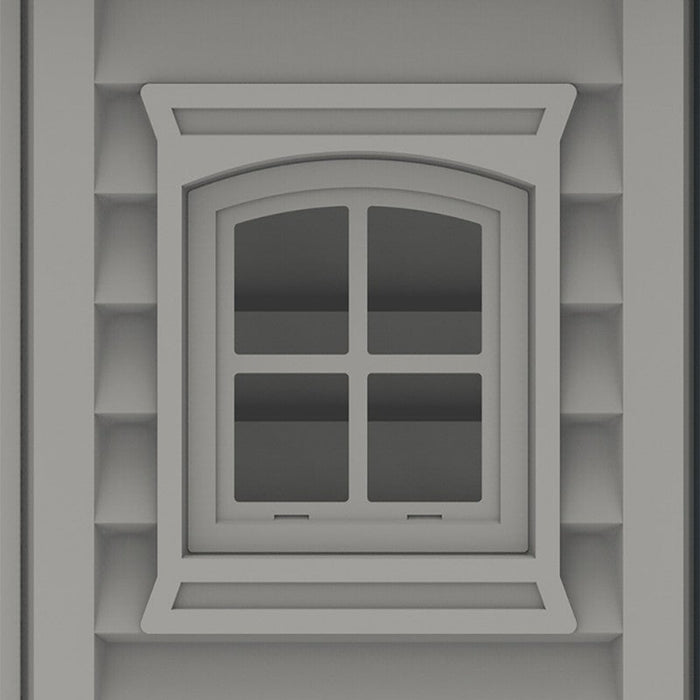 Box Auto Garage da Esterno 476x246x235 cm in PVC Grigio/Grigio Scuro