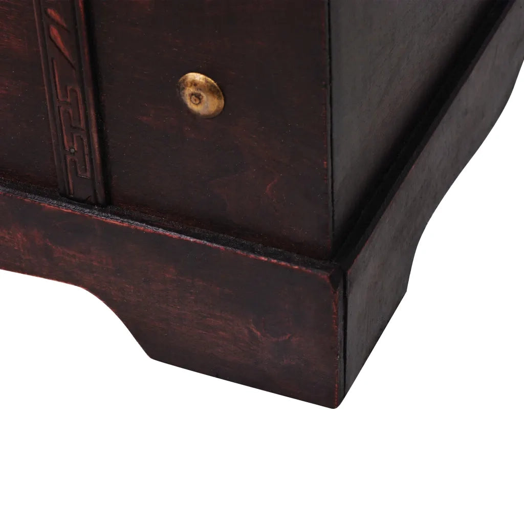 Baule del Tesoro Vintage in Legno 66x38x40 cm CFW4083240