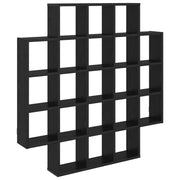 Scaffale da parete Rovere Nero 100 x 13 x 100 cm 8012245