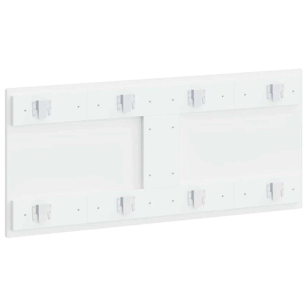Testiera da Muro BREDA Bianco Legno ingegnerizzato 897625
