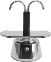 Caffettiera a Vapore per Cucina - RVS Caffettiera Portatile a Moka - Stile Italiano - Casa/Camping