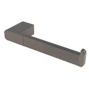 Trade Shop - Porta Rotolo Per Carta Igienica A Parete Stilizzato Acciaio Grigio Arredo Bagno 87942 -