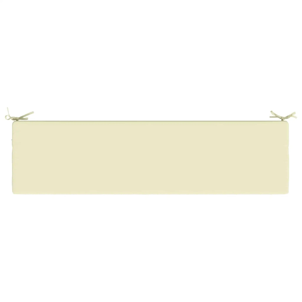 Cuscini per Panchina a 2 Pezzi SOEST 2 pz 100% Poliestere Crema 949869