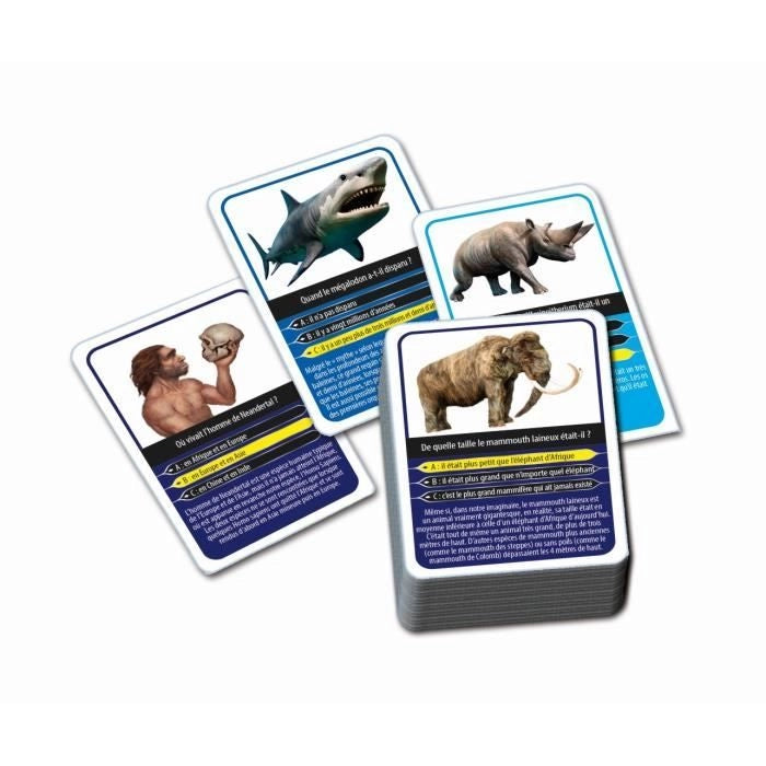 Clementoni - Quiz Dinosauri e preistoria - 3 diverse modalità di gioco - Dai 6 anni in su