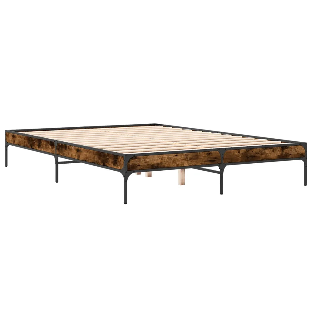Giroletto Rovere Fumo 140x200 cm in Legno Multistrato Metallo 845018