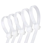 Confezione da 40 Fascette Stringicavo in Nylon 3.6x200mm Fascette Autobloccanti Bianco Avizar