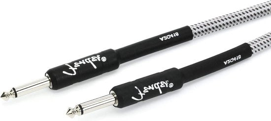 Cavo per chitarra - Jack Plug destro - 7.5m - Colore: Bianco Tweed - Serie professionale