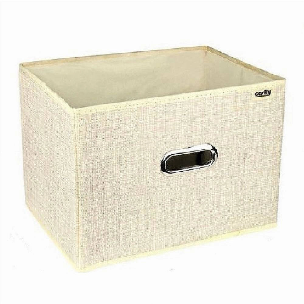 Trade Shop - Scatola Porta Documenti Di Archiviazione Ufficio Box Portatutto 33x23x23cm 69687 -
