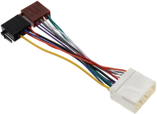 Adattatore ISO 16 pin - Connessione per lettore CD - Collegamento affidabile - 18 cm - Adatto per Subaru - Ideale per installazioni audio.