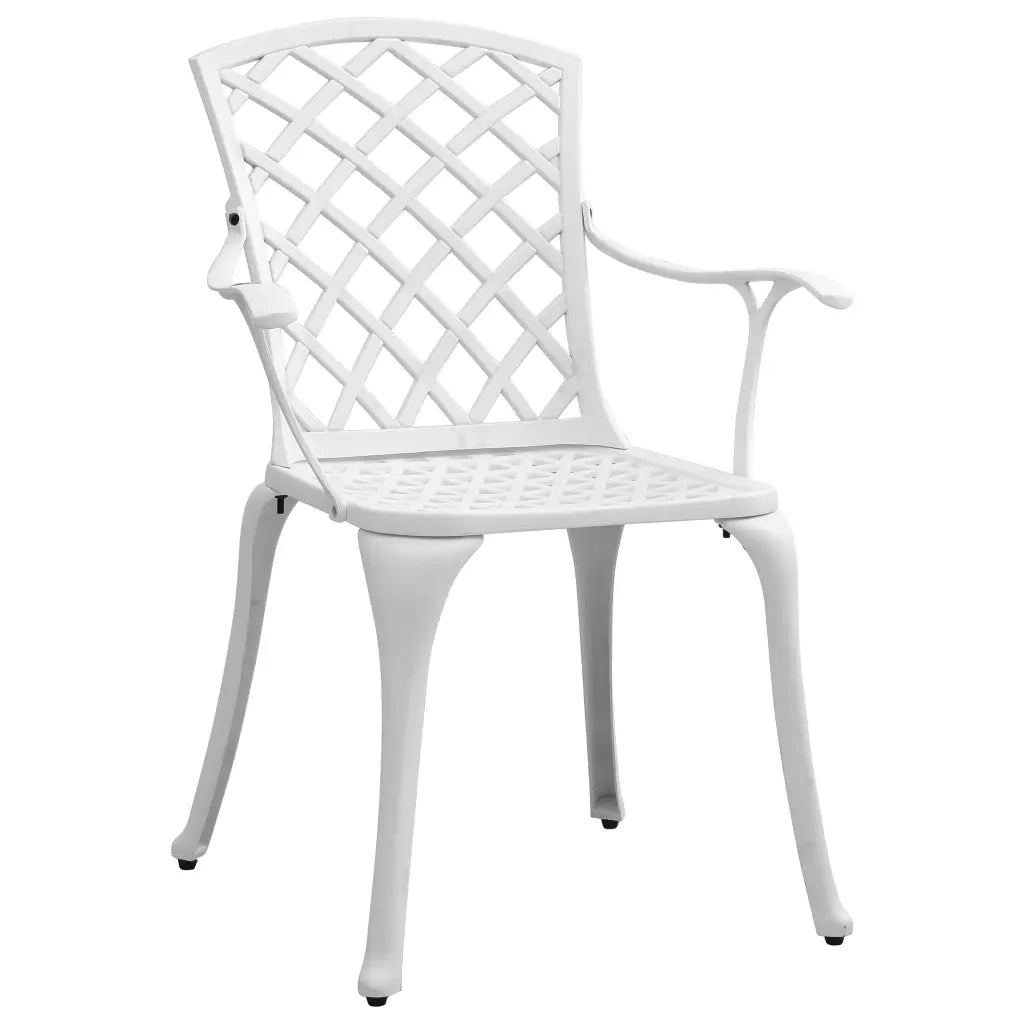 Set da Bistrot 3 pz Bianco in Alluminio Pressofuso 3216332
