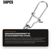 Set di viti a giro 50 pezzi - Acciaio inossidabile - Ideale